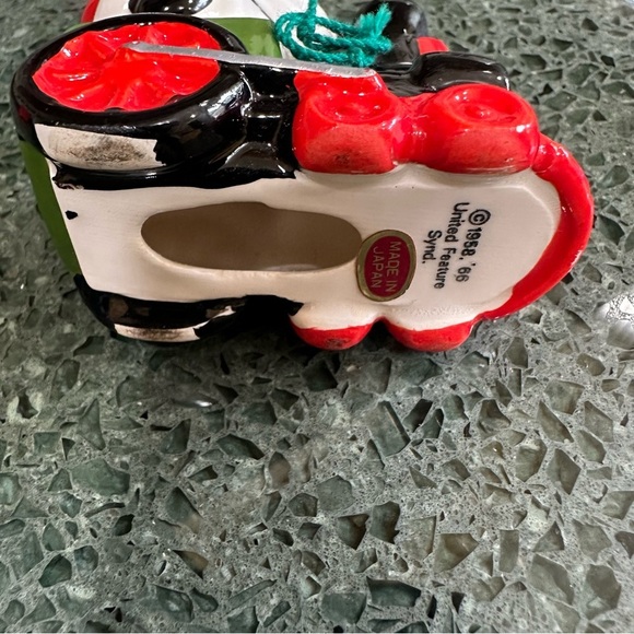 Lot of 3 Vintage Peanuts Woodstock and Snoopy Ceramic Christmas Ornaments Japan - Picture 6 of 7